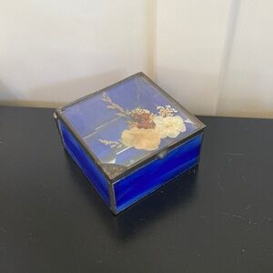Vintage Flower Jewelry Box